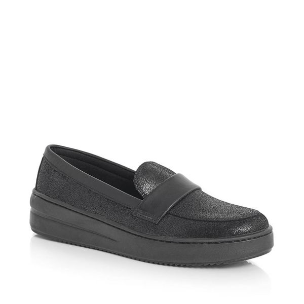 Gx &amp; Co Ladies Slip On Loafer Black 52143