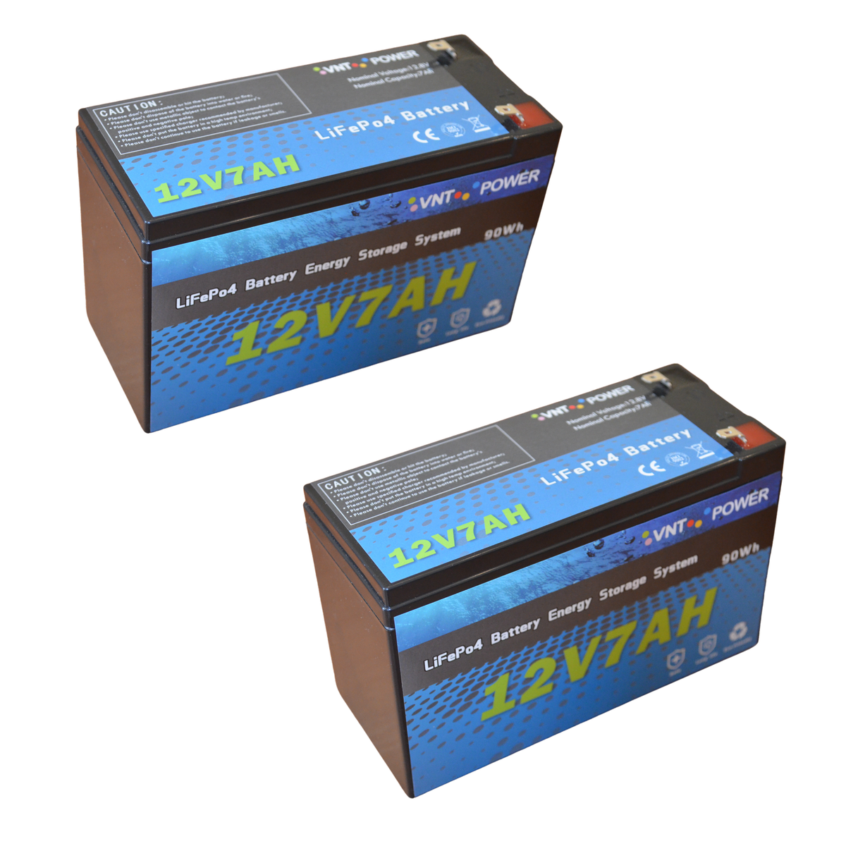 12v 7ah Lithium Ion Phosphate Lifepo4 Battery 90wh 2 Pack Shop Today Get It Tomorrow 4536