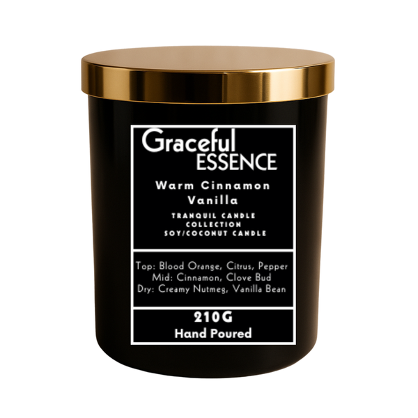 Tranquil Candle - Warm Cinnamon Vanilla