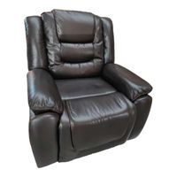 Smte - Electric Euro Leather Recliner Chair Sofa