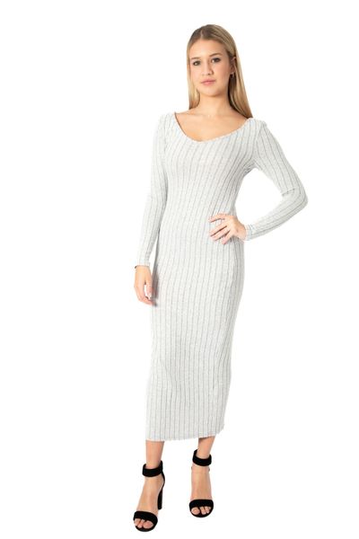 Women Long Sleeve Sweater Dress