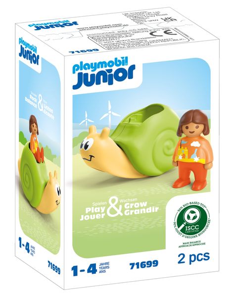 Playmobil Junior - Rocking Snail with Rattle Feature (2 Pieces)
