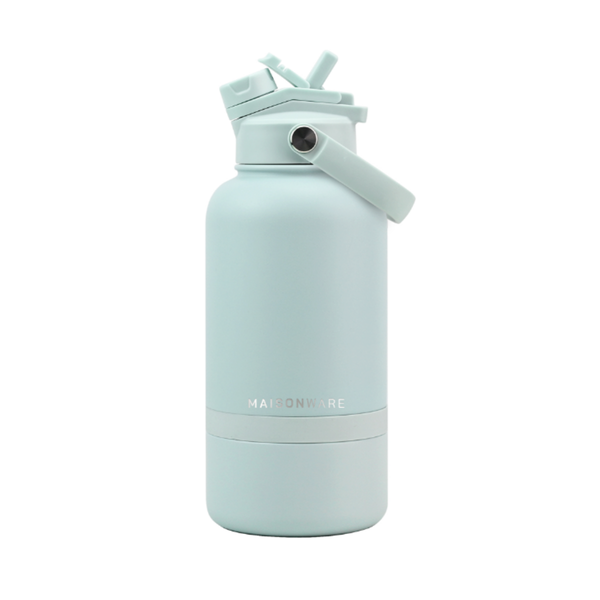 Maisonware - 2 Compartment Pet Bottle | 4in1 Lid | Light Blue
