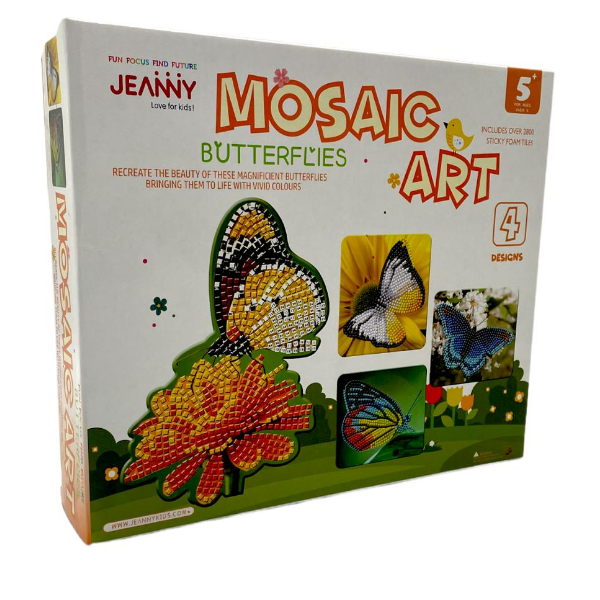 Mosaic Art Butterflies Craft Set For Kids Jeanny