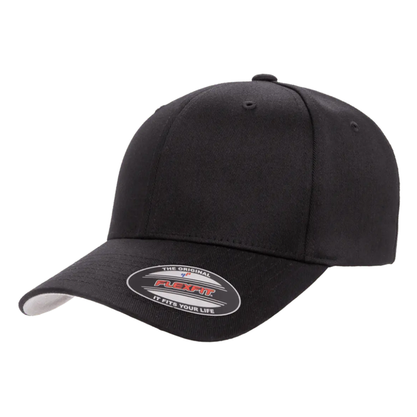Flexfit - Black Fitted Baseball Cap