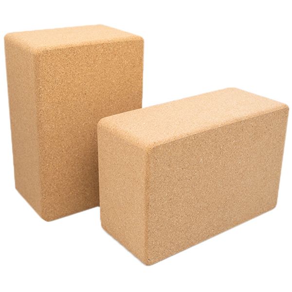 High Quality Dense Cork Yoga/Pilates Blocks - Set of 2 - Eco Friendly