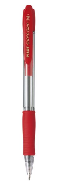 Pilot BPGP10RM Medium Ballpoint Pen - Box of 12 - Red