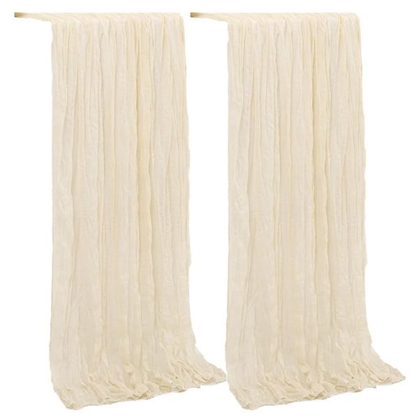 Decor Handmade Simple Gauze Table Runner Set of 2