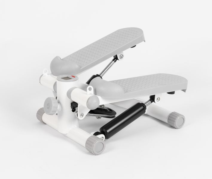 Zoolpro Elliptical Pedal Electric Resistance Stepper - Grey and White