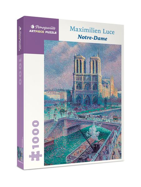 Notre-Dame (1900) by Maximilein Luce - 1000 Pieces Jigsaw Puzzle