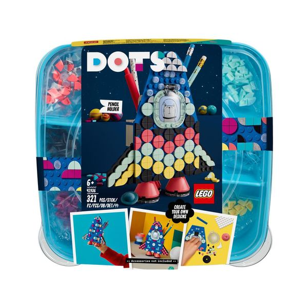 LEGO DOTS Pencil Holder Craft Set for Kids 41936