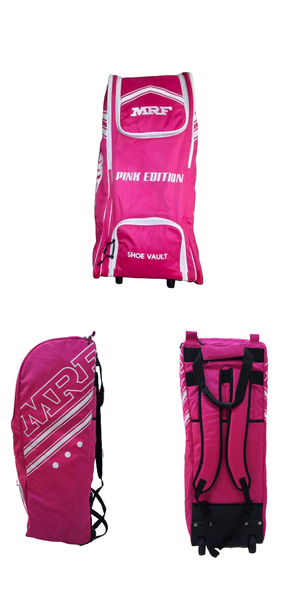MRF Cricket Kit Bag Pink Edition Snr - Pink/White
