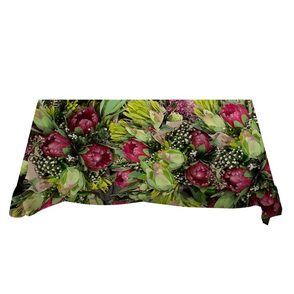 I Love it Here Fynbos Protea Tablecloth 240 cm