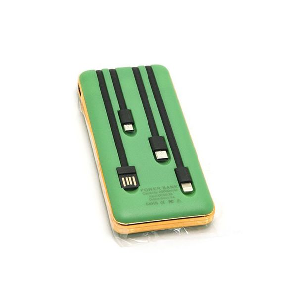 Fast Charging LED Power Bank 20000MAH with 4 built in charging cables