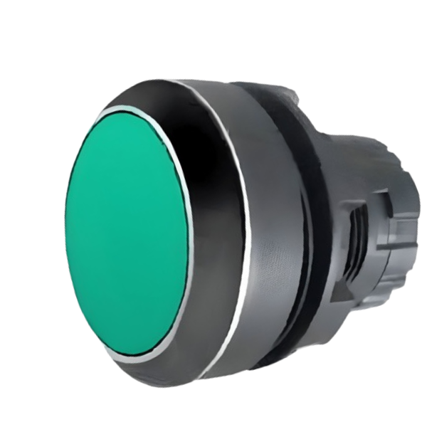 PB301M Momentary Push Button Actuator Switch Black 30mm Bezel Non-Illum