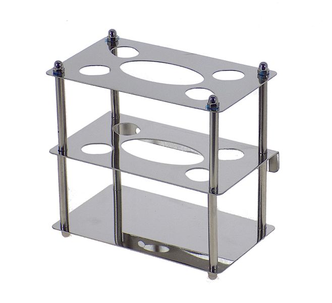 Elegant Toothbrush Holder Stainless Steel - Square