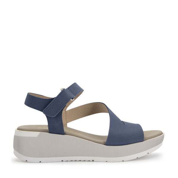 Paula Urban Ladies Nubuck Wrap Strap Sporty Sandal 8-296 Red