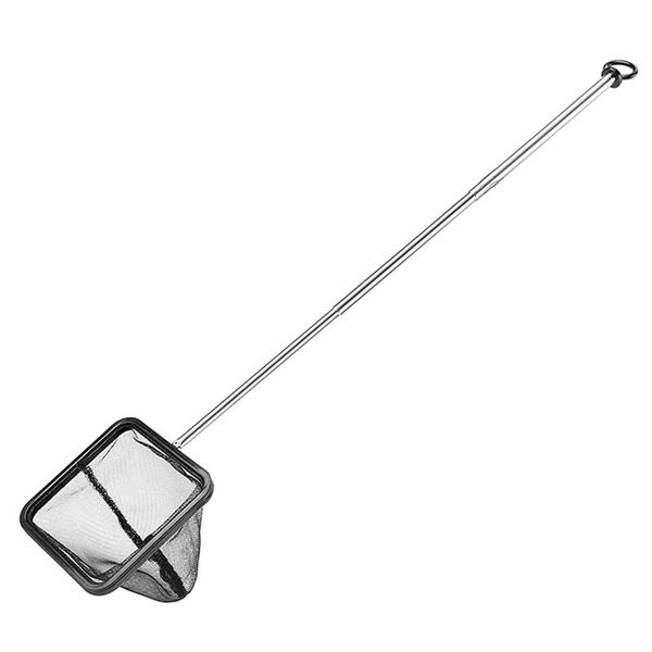 Aquarium Fish Net With Extendable Stainless Steel Long Handle