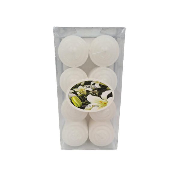 White Candles Set of 8