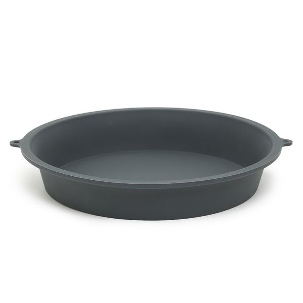 George &amp; Mason - Silicone Round Cake Mould 28.5cm - Charcoal