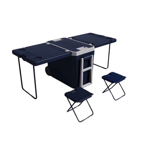 FSS Multifunction Folding Camping Table with Cooler Box and chair - 32 LT
