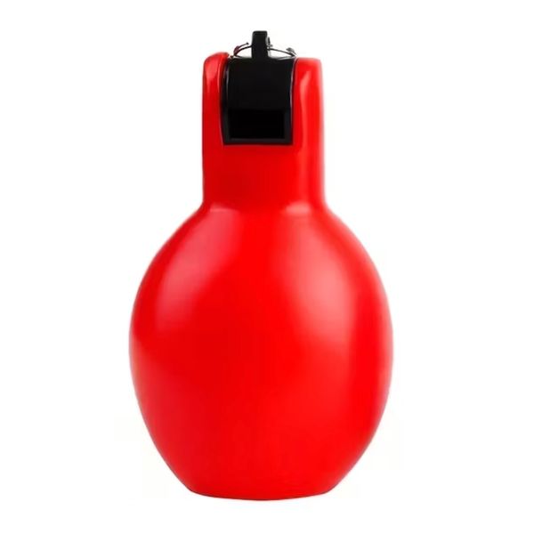 Sport Portable School Hand Squeeze Manual Training Whistle - 12cm