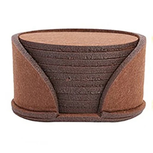 50PCS Round Felt Coaster Dining Table Protector Pad Heat Resistant Cup Mat