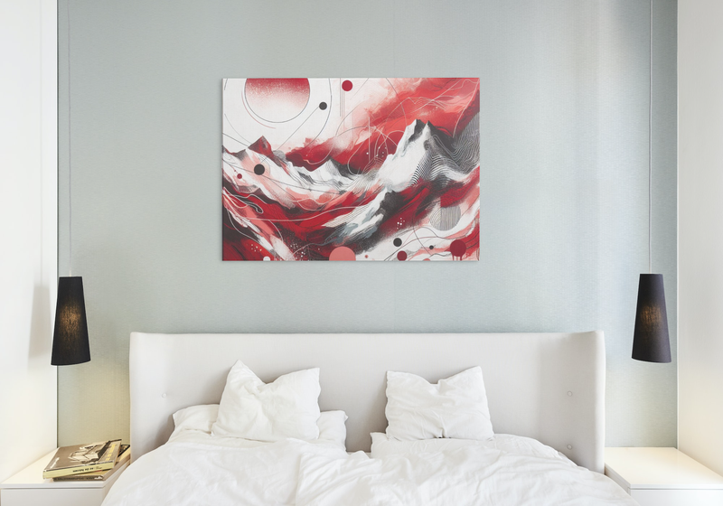 Canvas Wall Art: White Mountains