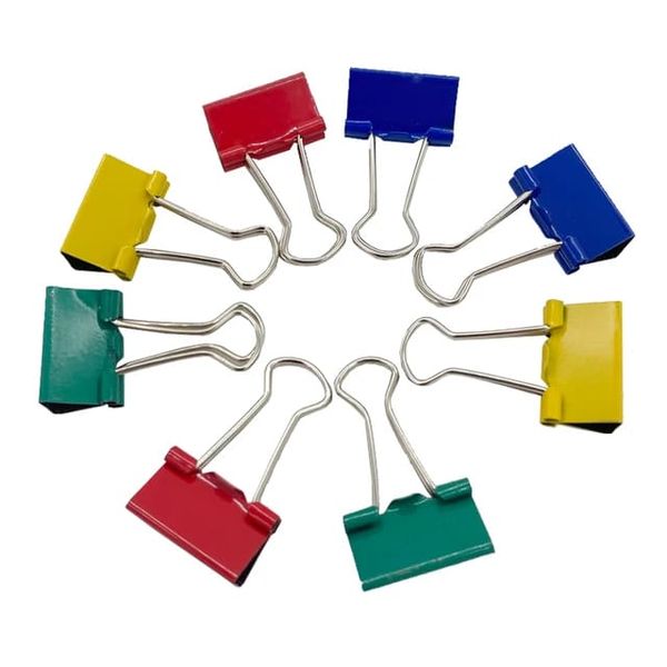 Colorful Long Tail Binder Metal Fun Paper Climps for Office School Home Use