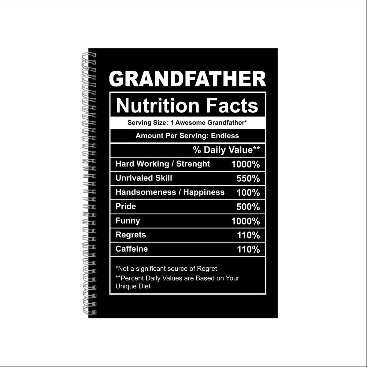 Grandfather Notebook Grandpa Gift Idea, A4 Notepad 12 | Shop Today. Get ...