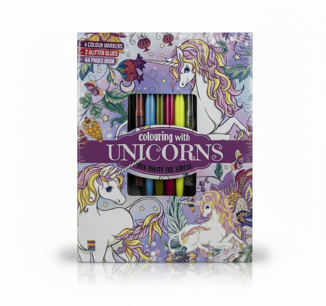 Unicorn Coloring Book for Kids - 50 Magical Designs Ages 2-8
