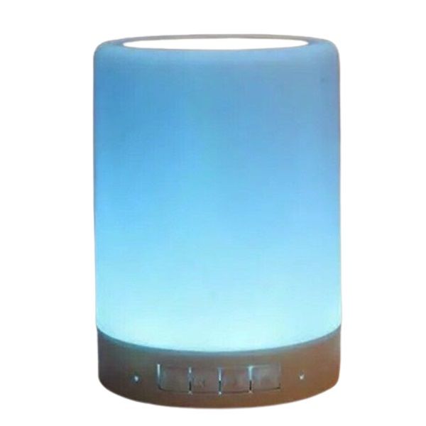 Portable Speaker with LED Touch Lamp