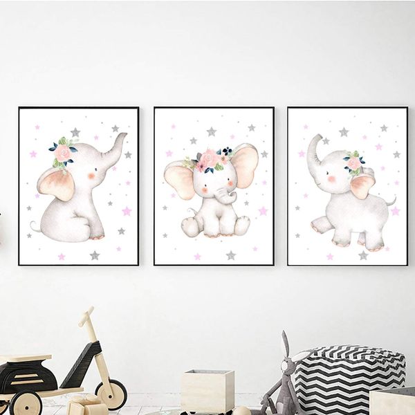 Sweet Little Ellie - A4 Canvas - Set Of 3