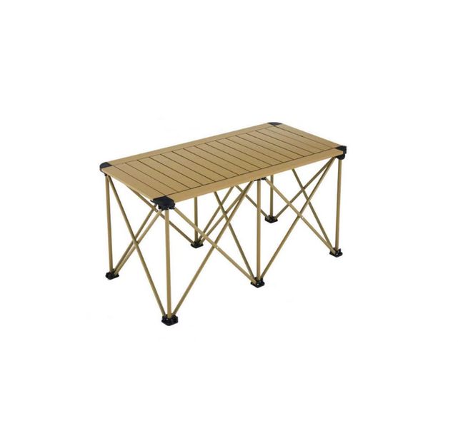 Good Quality Outdoor Camping Folding Table Picnic Table Brown 110cm