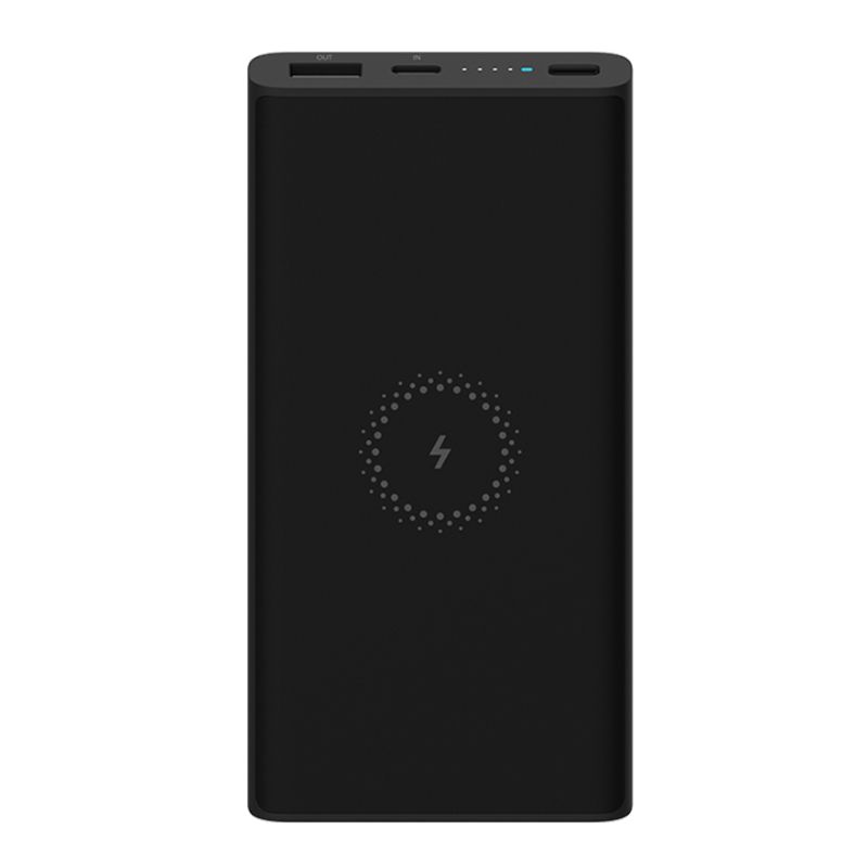 Xiaomi Mi 10000mAh Qi Wireless Power Bank 10W Charger Black Shop 