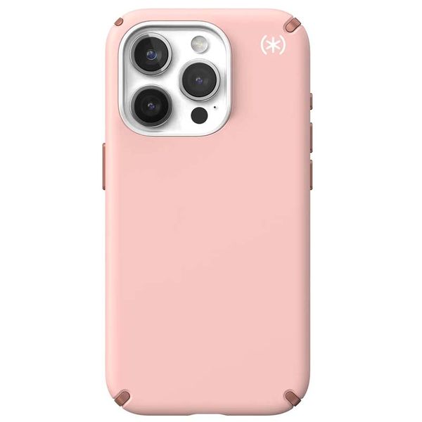 Speck Presidio2 Pro for Apple iPhone 15 Pro Case - Pink / White