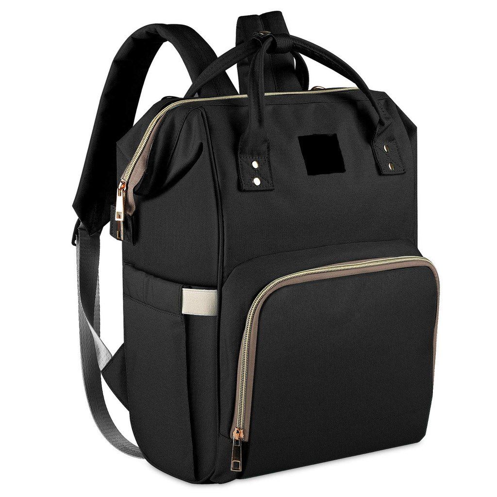 Multi-function Unisex Baby Travel Backpack with Large Storage - Black ...