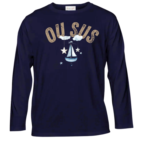Baby- Sister Long Sleeve Tshirt -Afr-Sailor Ocean
