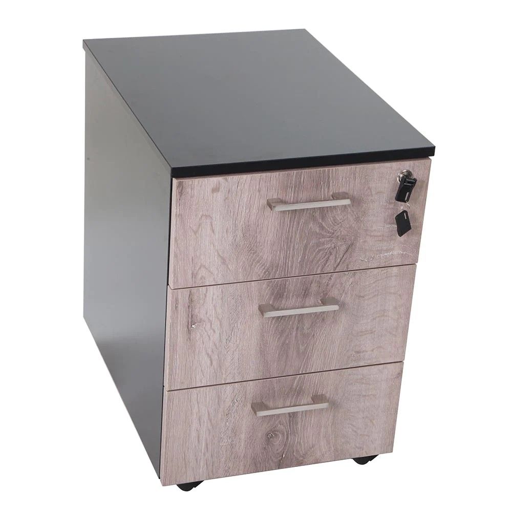Cepheus 3 Drawer 2 Tone Office Pedestal Shop Today. Get it Tomorrow!