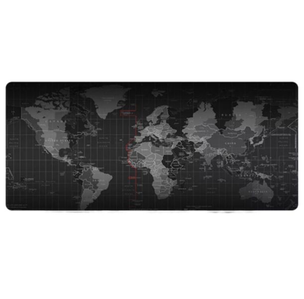 Rappid Extra Large Gaming Office Mouse Pad / Mat - World Map Print