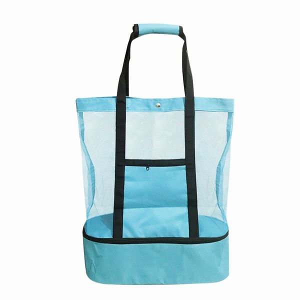 Outdoor Travel Mesh Picnic Bag Beach Camping Insulation Bag