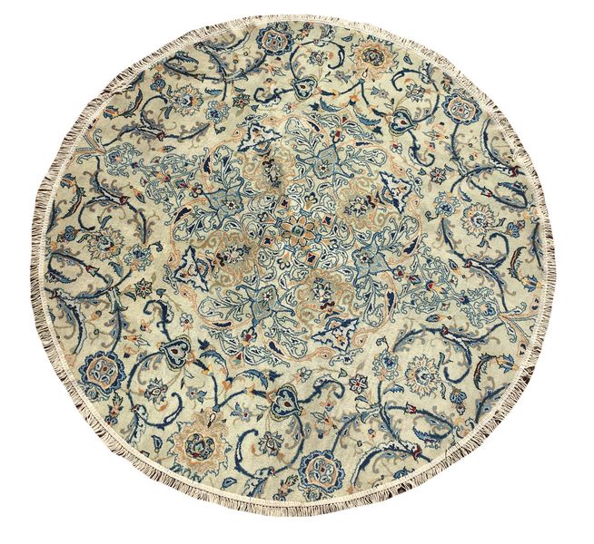 Hereke Carpets - Handmade Round Iran Tabriz