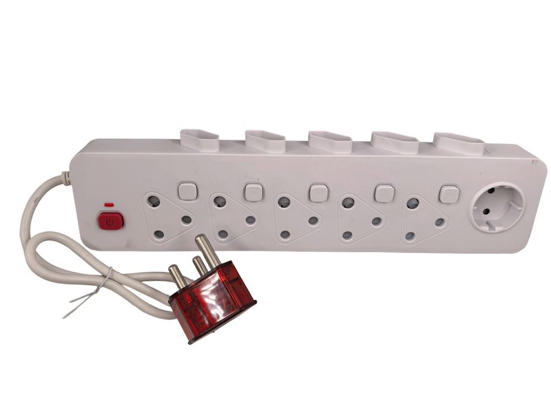 AIYI White 11-Way Surge Protected Multi-Plug Adaptor AY299-112