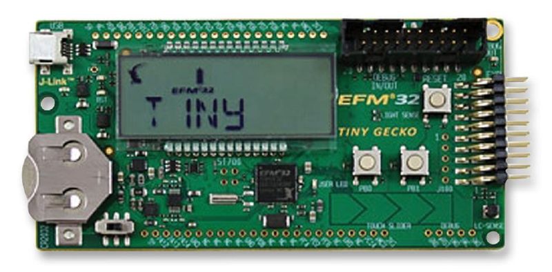 Silicon Labs (EFM32TG-STK3300) Dev Kit, EFM32™ Tiny Gecko 32-Bit MCU