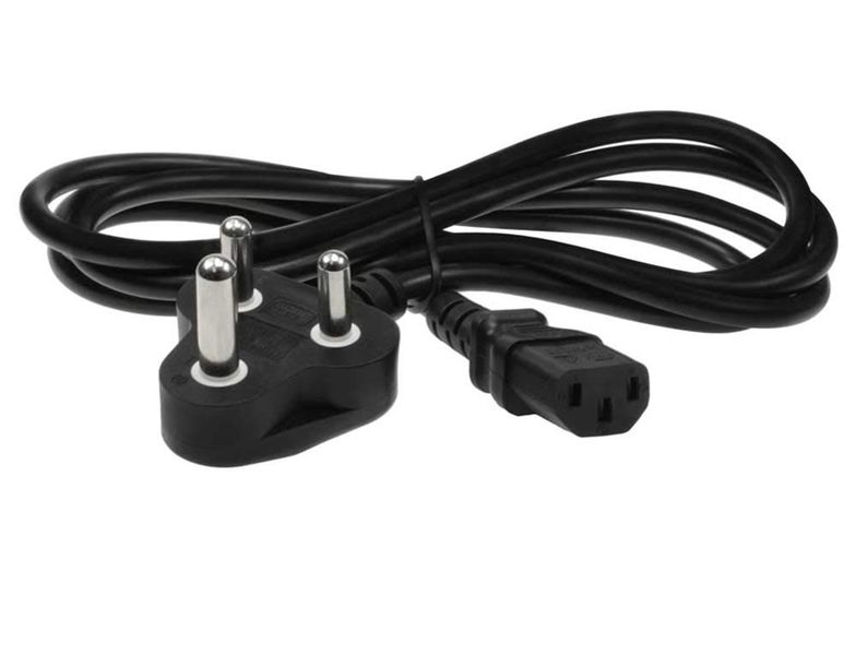 Computer Power Cable Compatible With Pc, Printer And Monitors