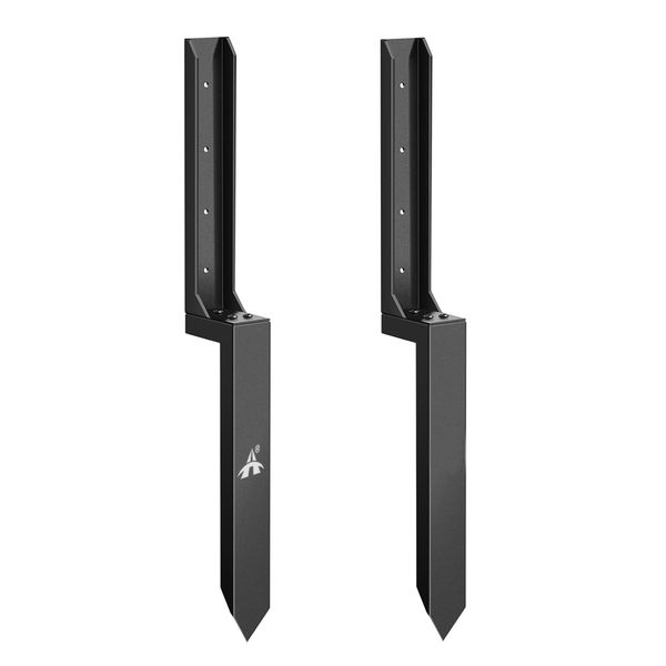 ALANES 2 Piece Fence Post Repair Kit Fence Post Anchor Ground Stakes