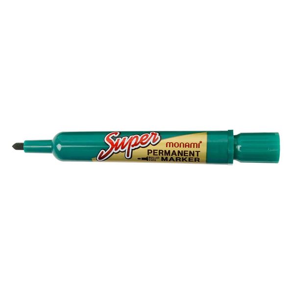 Monami Permanent Marker Bullet Point (Green) X 3 image