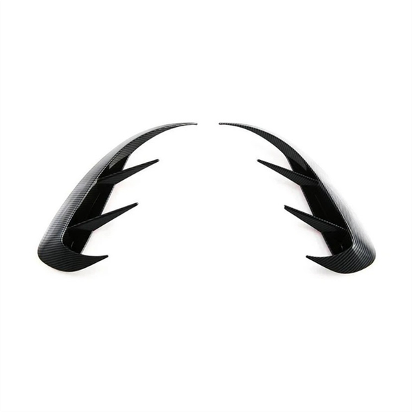Bumper Spoiler Lower Side Air Vent Frame Cover Compatible with Universal