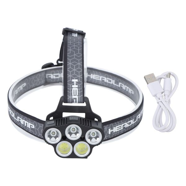 Led Headlamps High Power Induction Rechargeable Head Light for Outdoor