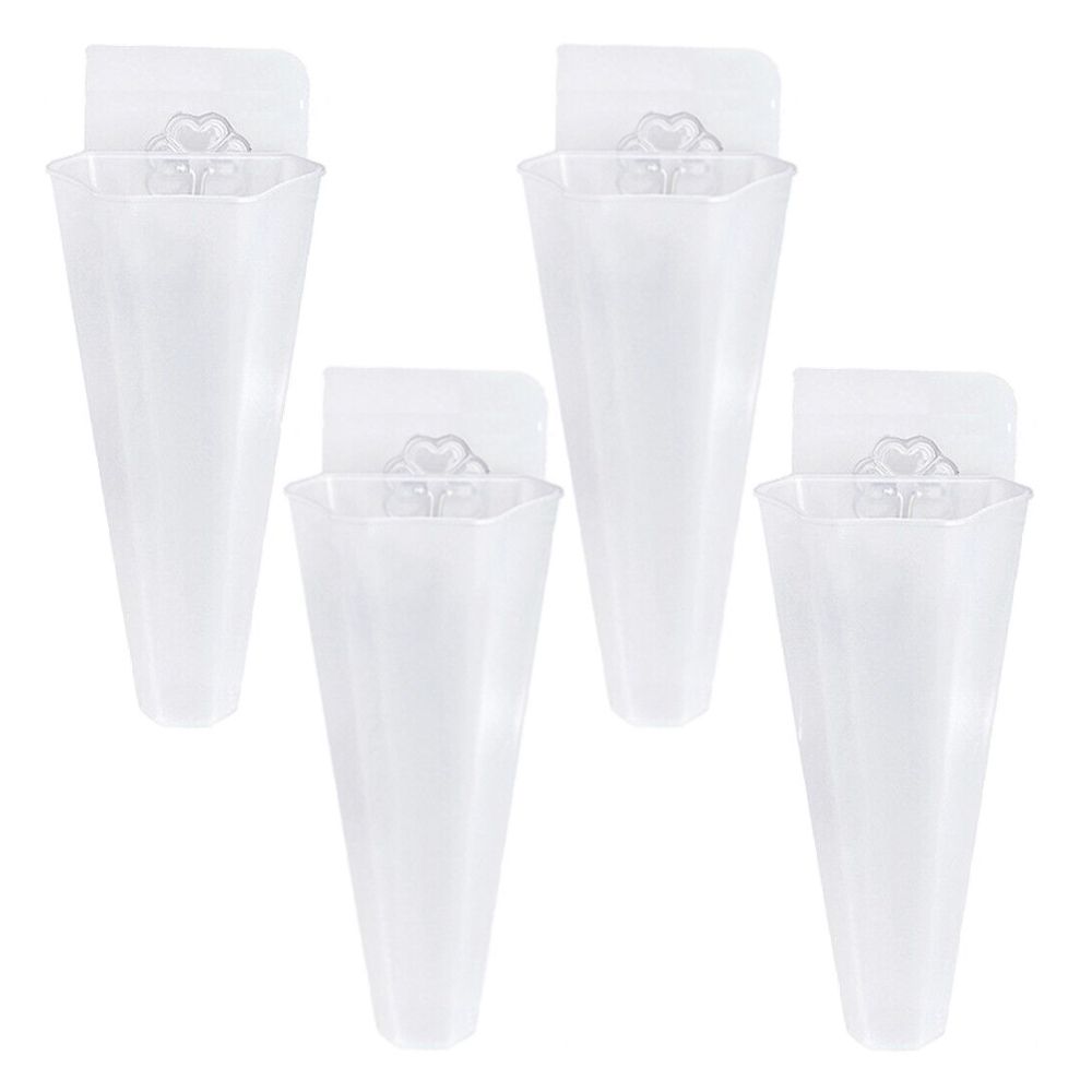 Home Garden Decor Novelty Hanging Wall Mounted Pot Plant (15cm) Set of